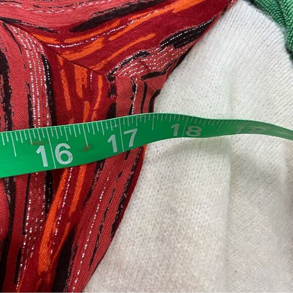 Raga | Red & Burnt Orange Metallic Thread Boho Dress - Picture 12 of 15